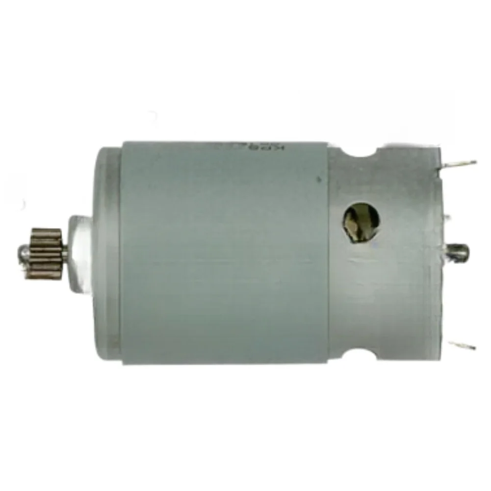 18V 12 Tooth Drill Motor Replacement Compatible with 550 Type Electric Tools Gray Metal Plastic Body 7.5x3.75x3.6cm