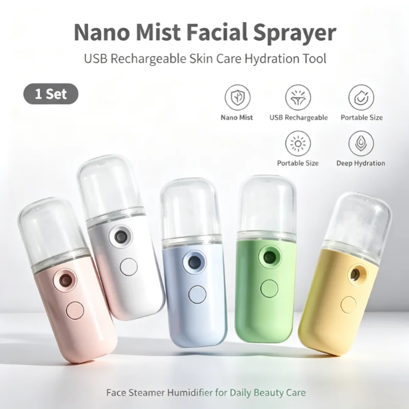 1 Set USB Rechargeable Nano Mi - огляд і ціна Facial Steamer Nano