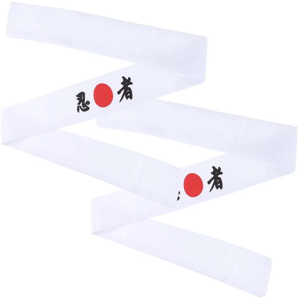 

2 шт. японских повязок на голову в стиле ниндзя с милым принтом, многоразовые хлопковые повязки для волос, широкие повязки для женщин, для приготовления пищи, спорта, аксессуар