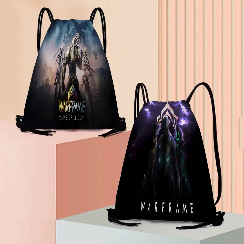 حقيبة ظهر نسائية من Warframe، حقيبة رياضية برباط، حقيبة تسوق محمولة قابلة للطي، حقائب سفر خارجية #4