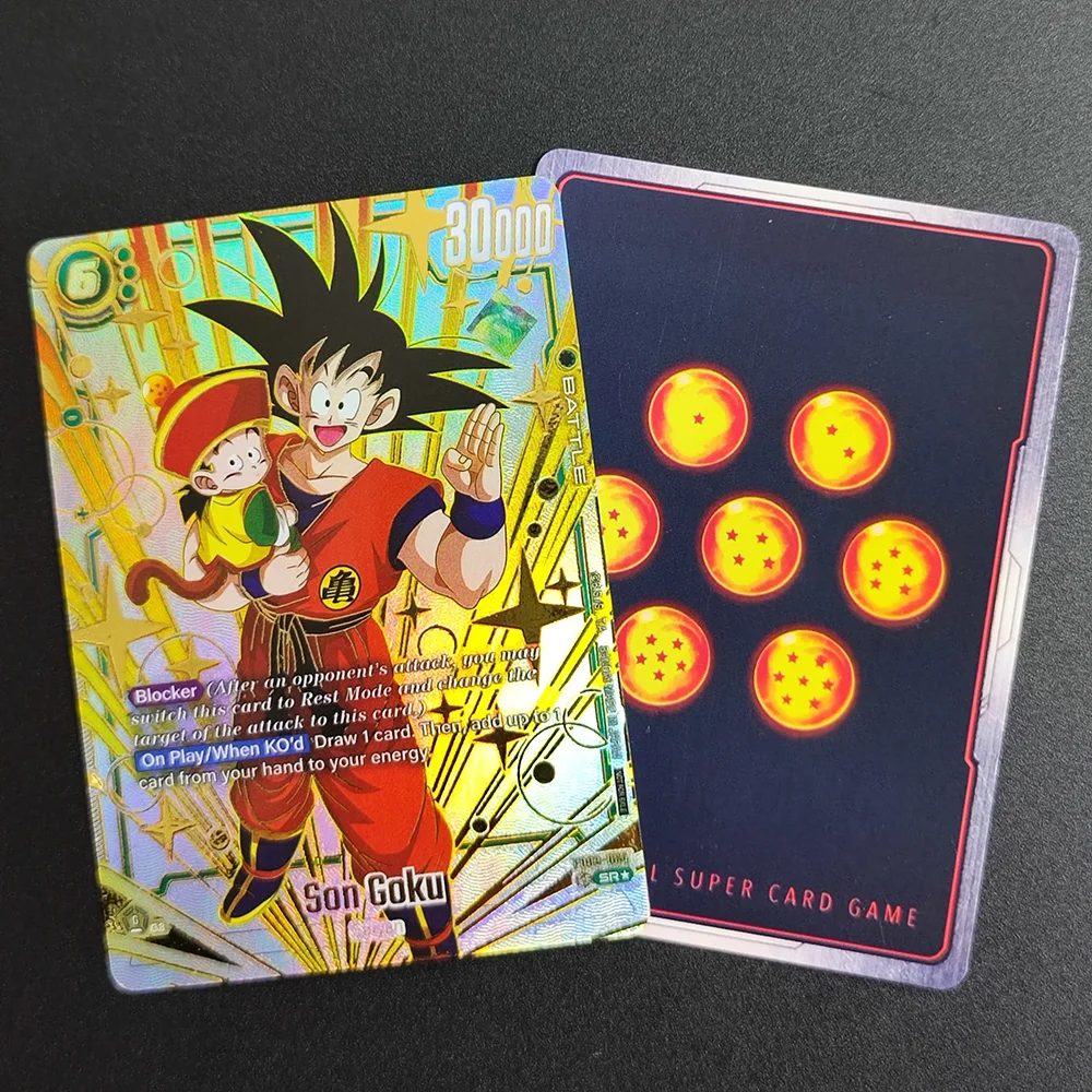 

Proxy Dragon Ball Son Card EN Son Goku FB09-064 Super Rare Collectibles Card Single Classic Anime Cards Toys