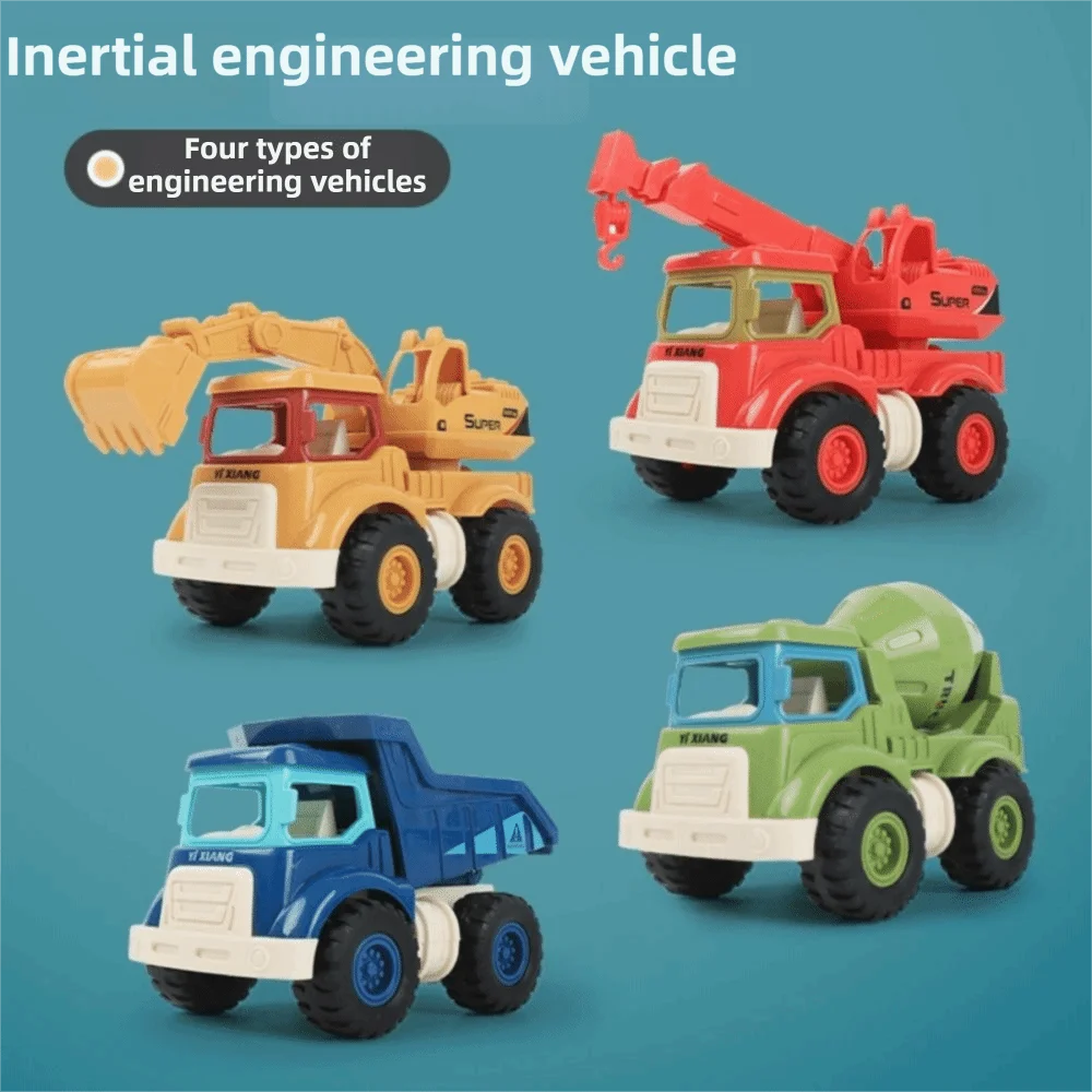Innovative Design Dump Truck Multipurpose Function Inertial Driving Construction Trucks Children Construction Vehicle