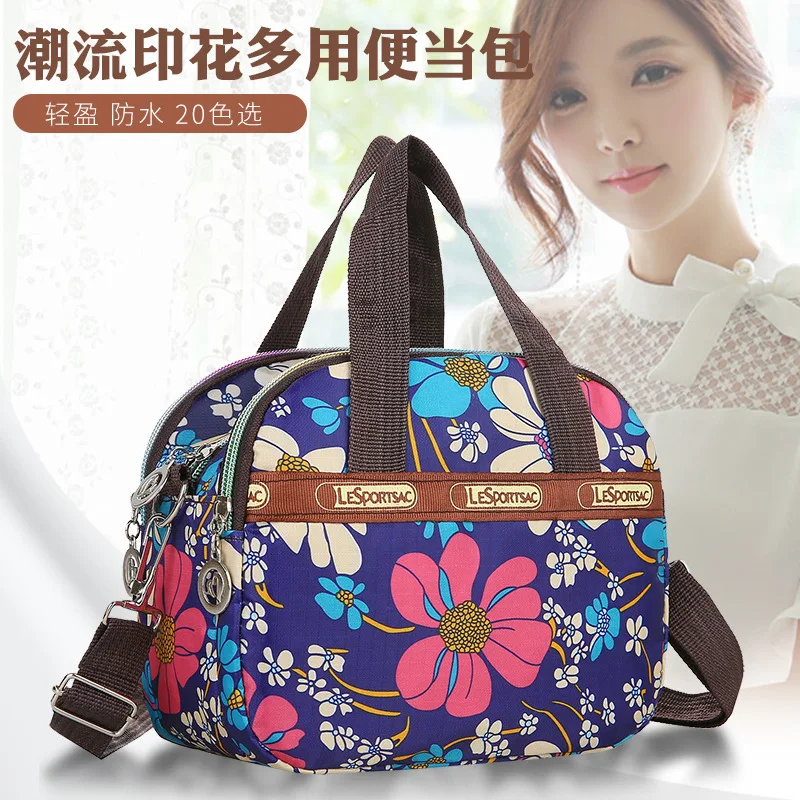 Fashion Large Waterproof Nylon Handbag Ladies Bag One Shoulder Floral Cross-body Bags Handbags Mother Bag Tote Bolsas Feminina