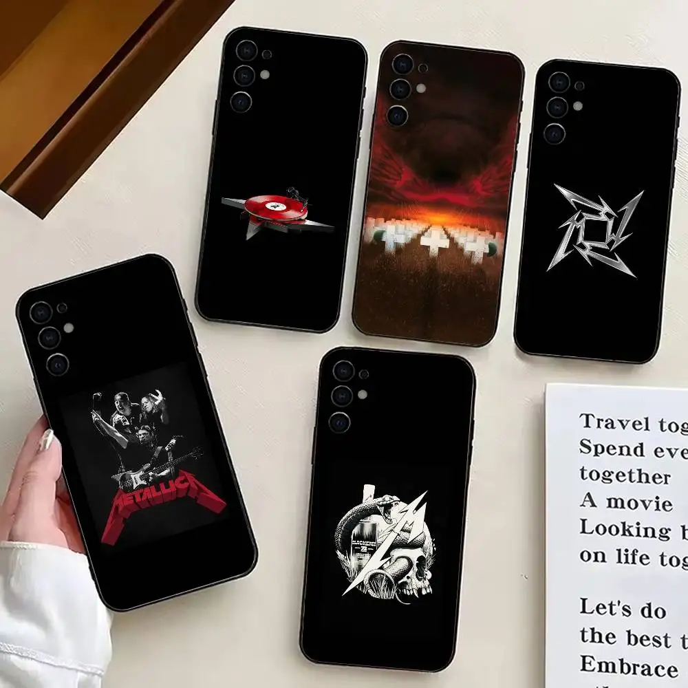 

Logo Music M-Metallica A-Album Phone Case For Samsung S25,S24,S21,S22,S23,S30,Ultra,S20,Plus,Fe,Lite,Note,10,Black Cover