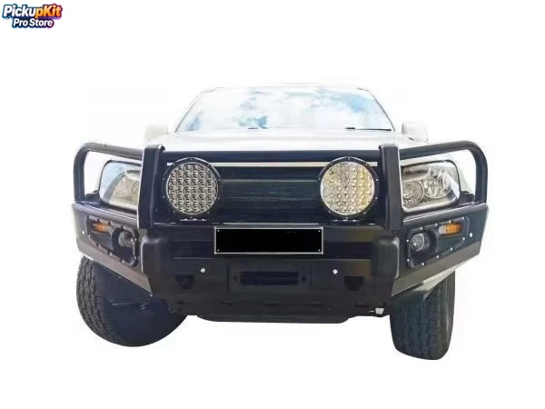 

Heavy‑Duty Steel Bull Bar Front Bumper with Winch Mount & LED Lights for Amarok