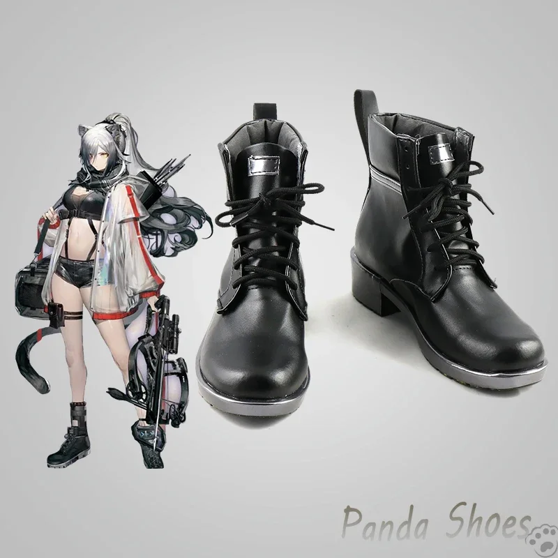 Schwarz Game Arknights Cosplay Shoes Anime Cos Comic Cosplay Costume Prop Shoes for Con Halloween Party