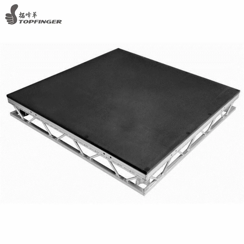 Nuova versione di tendenza Evento da concerto Piattaforma da palcoscenico portatile Mazzo Lite Telaio da palcoscenico in alluminio Struttura del traliccio Palcoscenico Litedeck