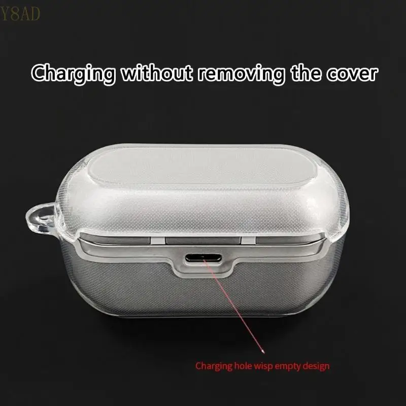 Y8AD Earbud Shockproof TPU Housing Skin-friendly Cover for EAH-AZ100 Washable Shell Protector Impact Resistant Case Enclosure