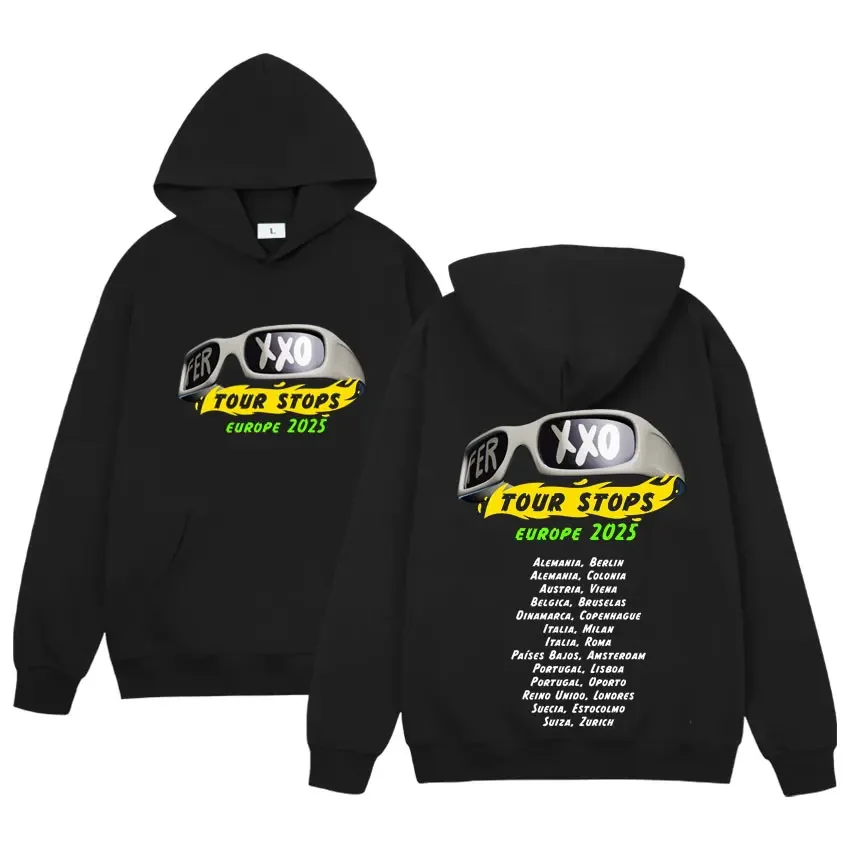 

Pop Rapper Feid Tour Nice Merch Gothic Clothing Hoodies Mens Women Oversized Casual Hoodie Long-sleeved Harajuku Hooded Sweatshi