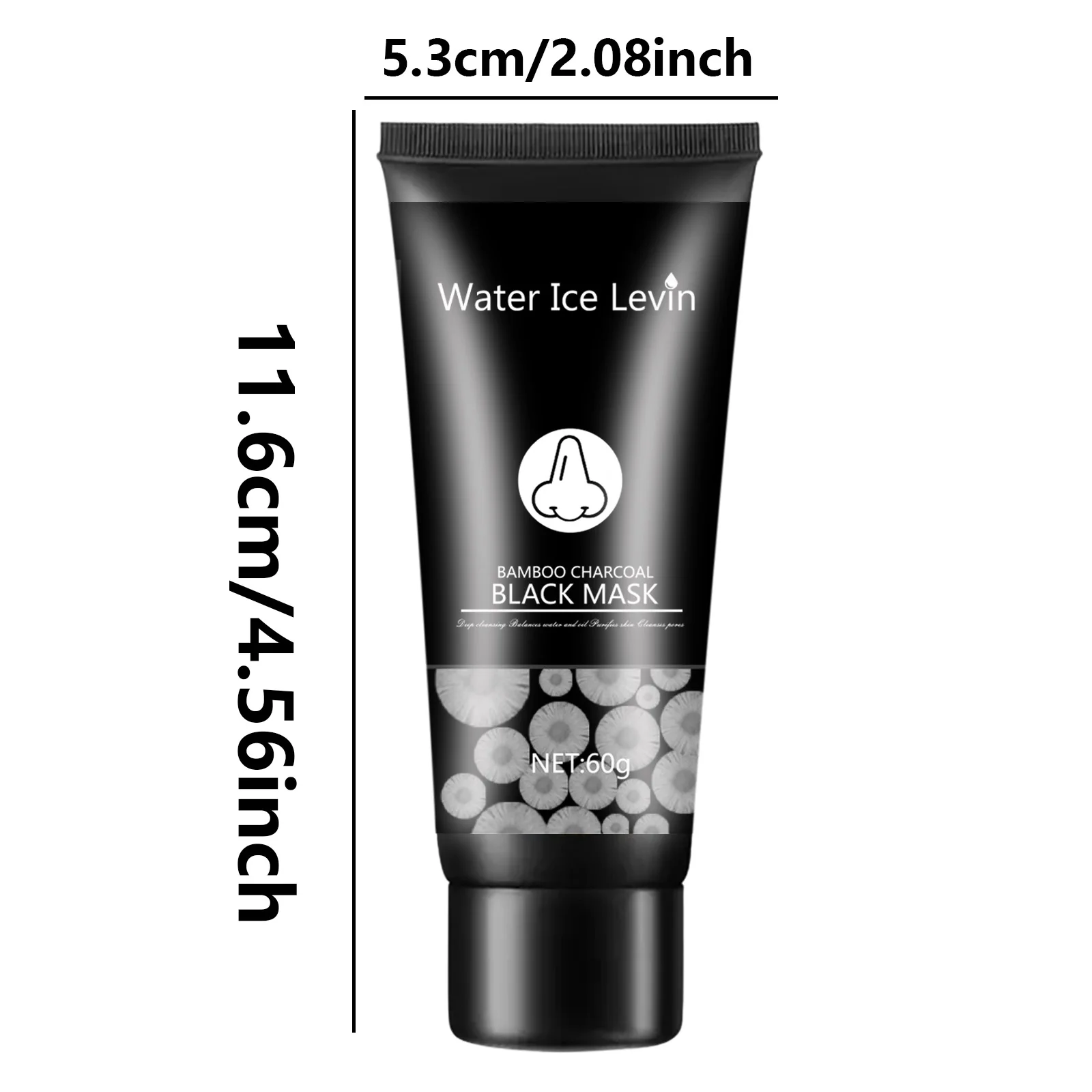 Bamboo Charcoal Mask Blackhead Remover Deep Facial Masks Deep Cleansing Purifying Peel Off Black Nud Shills Face Care Black Mask view 3