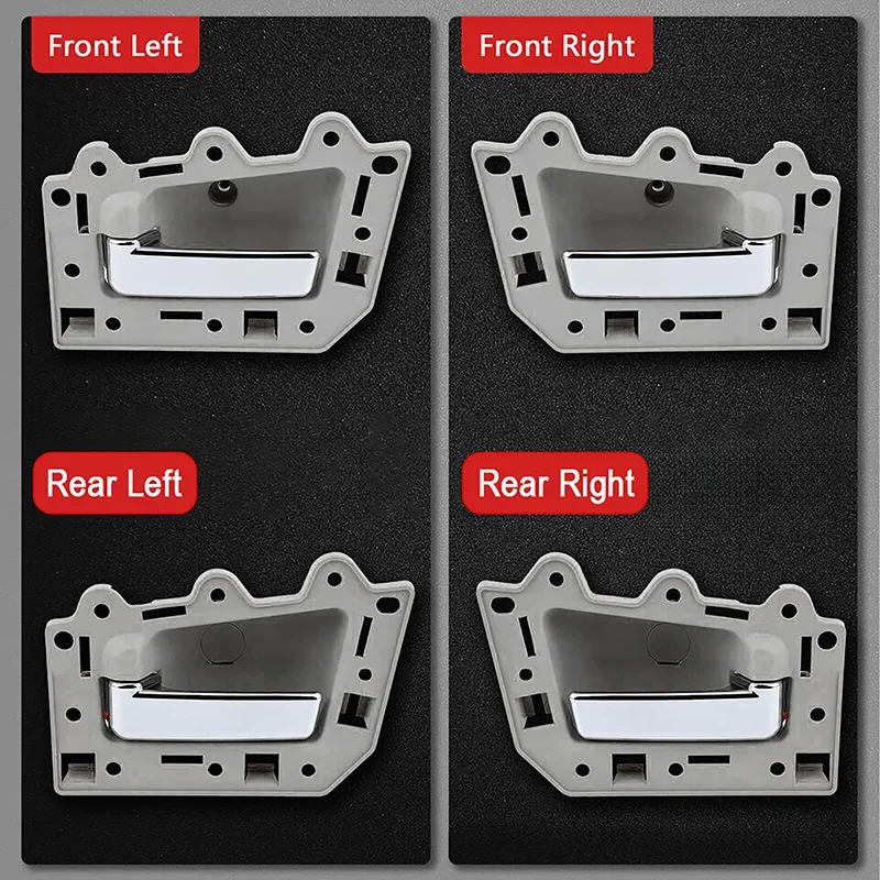 4Pcs/Set Car Interior Door Handles And Accessories For Jeep Grand Cherokee 2005-2010 1JV461J3AA 1JV471J3AA 5HR421J3AK 5HR411J3AK