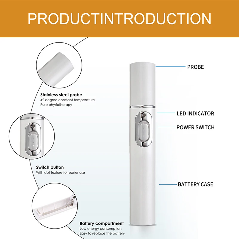 ปากกาซ่อมแซมขาปากกาสำหรับส่งเสริมการไหลเวียนโลหิต pulpen Laser เพื่อบรรเทาอาการเส้นเลือดขอดลดอาการไม่สบายที่ขา