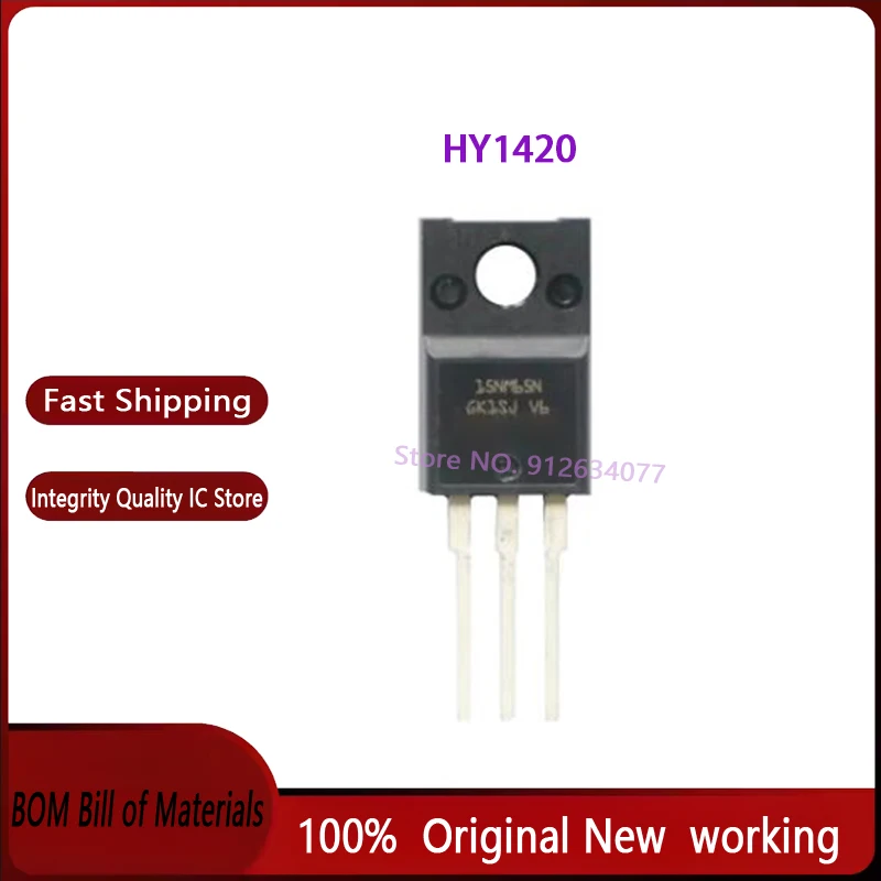 10PCS 100% Brand new original HY1420P package TO-220 200V 36A 57m Ω MOS transistor N-channel HY1420