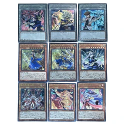 3pcs/set Yu Gi Oh Kurikara Divincarnate The Iris Swordsoul Self Made Refraction Flash Card Anime Classics Game Collection Cards