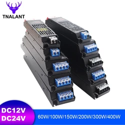 LED Power Supply AC190-240V to DC12V 24V Transformers 60W 100W 150W 200W 300W 400W LED Driver A/D Converter for LED Strip