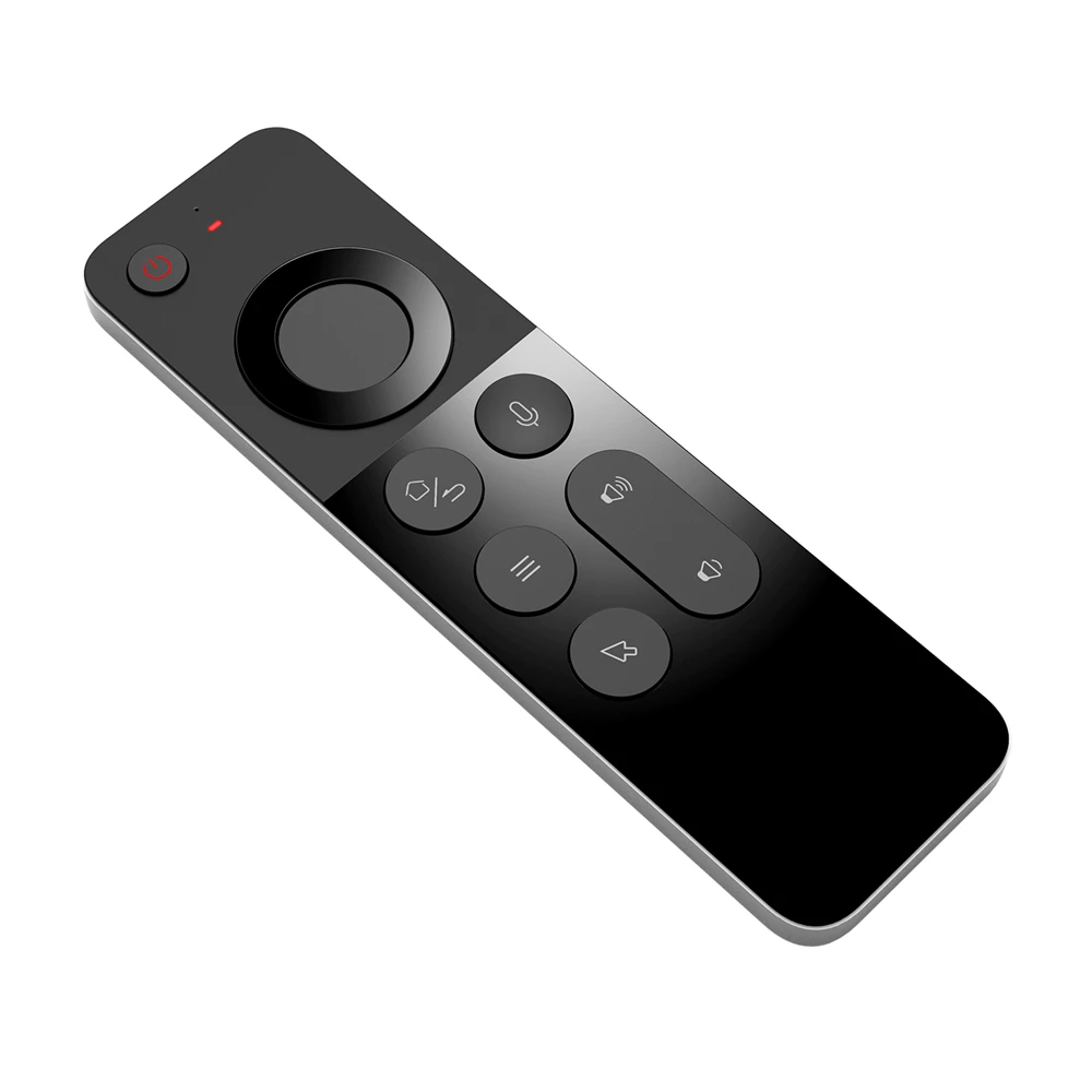 W3 Keyboard Mini Remote control, tetikus udara suara nirkabel 2.4G untuk Android TV BOX / Windows / Linux Remote giroskop