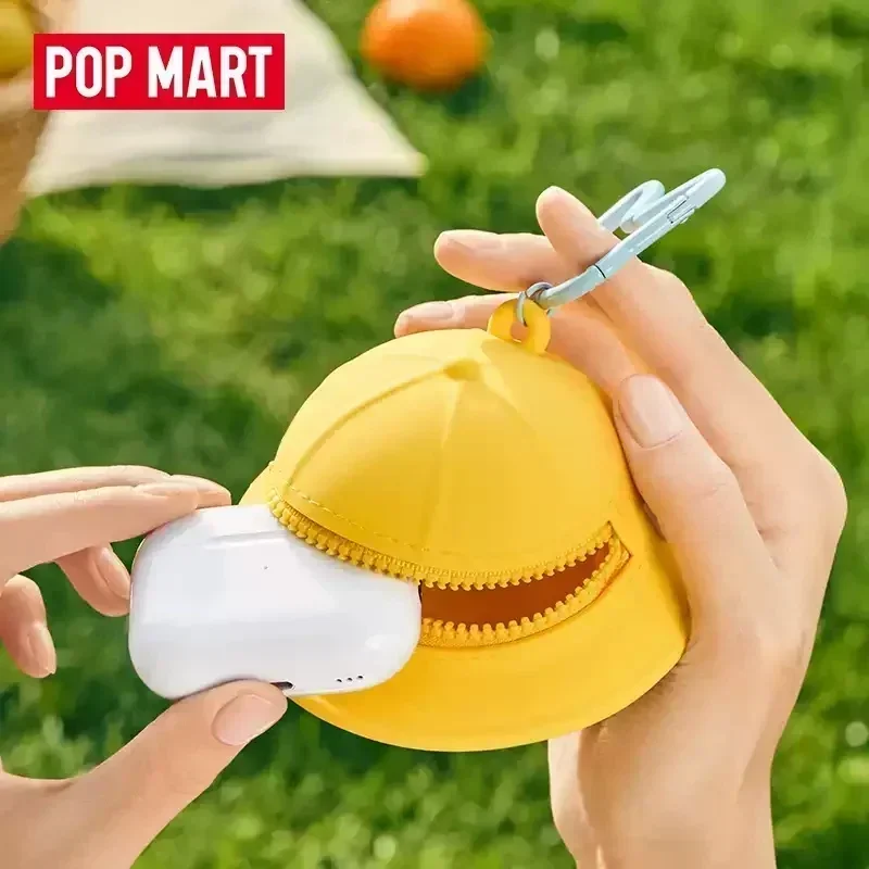 POP MART Baby Molly & Baby Tabby Series-bolsa para auriculares, caja ciega Original, caja misteriosa sorpresa, adornos de figuras de acción de Anime bonitos