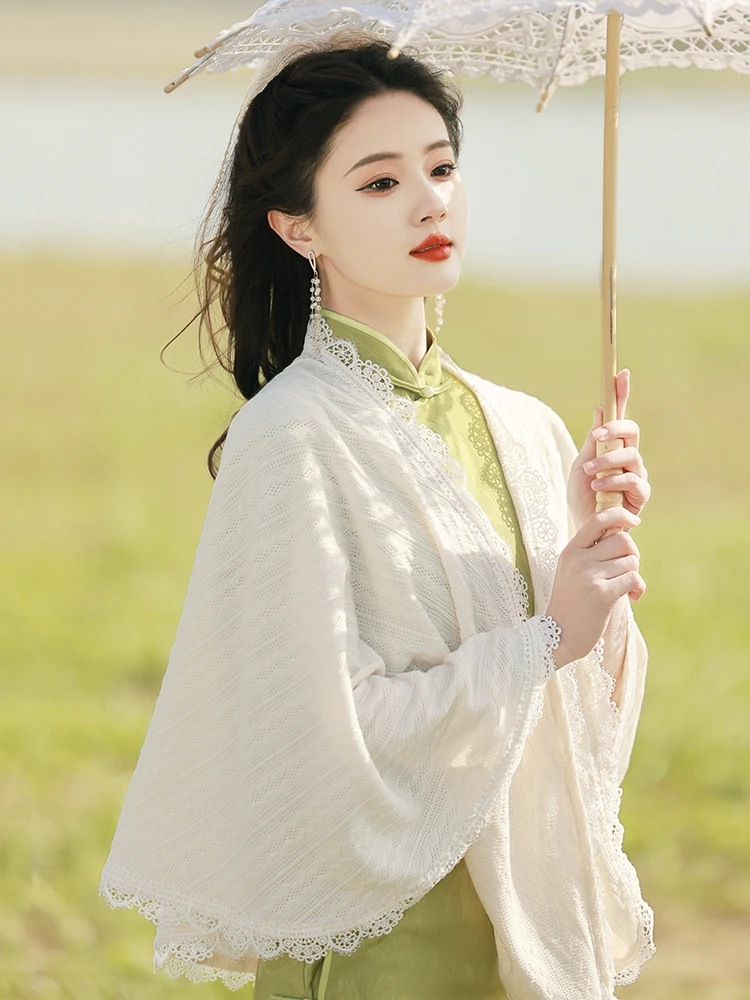 

Ting Yue Ling Summer Knitted Open Cardigan ort Outerwear Ele Straight Collar Daily Wear No Slits Seven Sve