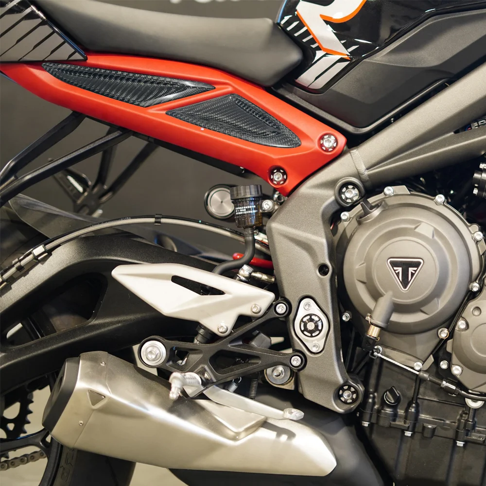 For Triumph Street Triple 765 765R 765RS 2017-2021 2022 2023 Motorcycle Mudguard Frame Cover Rear seat Cover Fairing