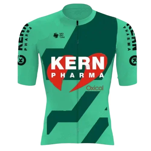 2025 Equipo Kern Pharma TEAM Men's Cycling Jersey Short Sleeve Bicycle Clothing With Bib Shorts Ropa Ciclismo