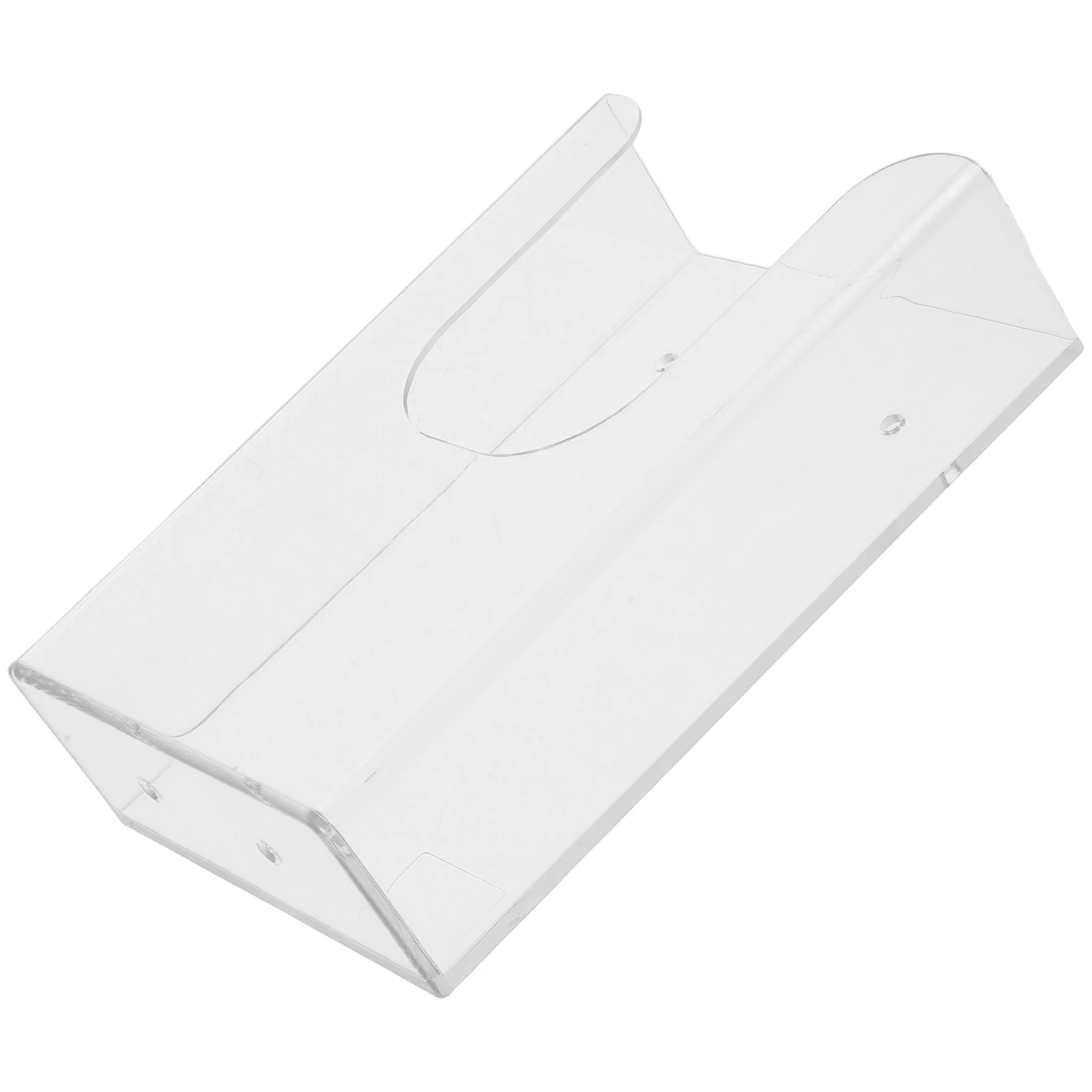 Wall-Mounted Transparent File Rack 10-Pack Document Holder Office Folder Organizer Brochures Stand Magazine Display