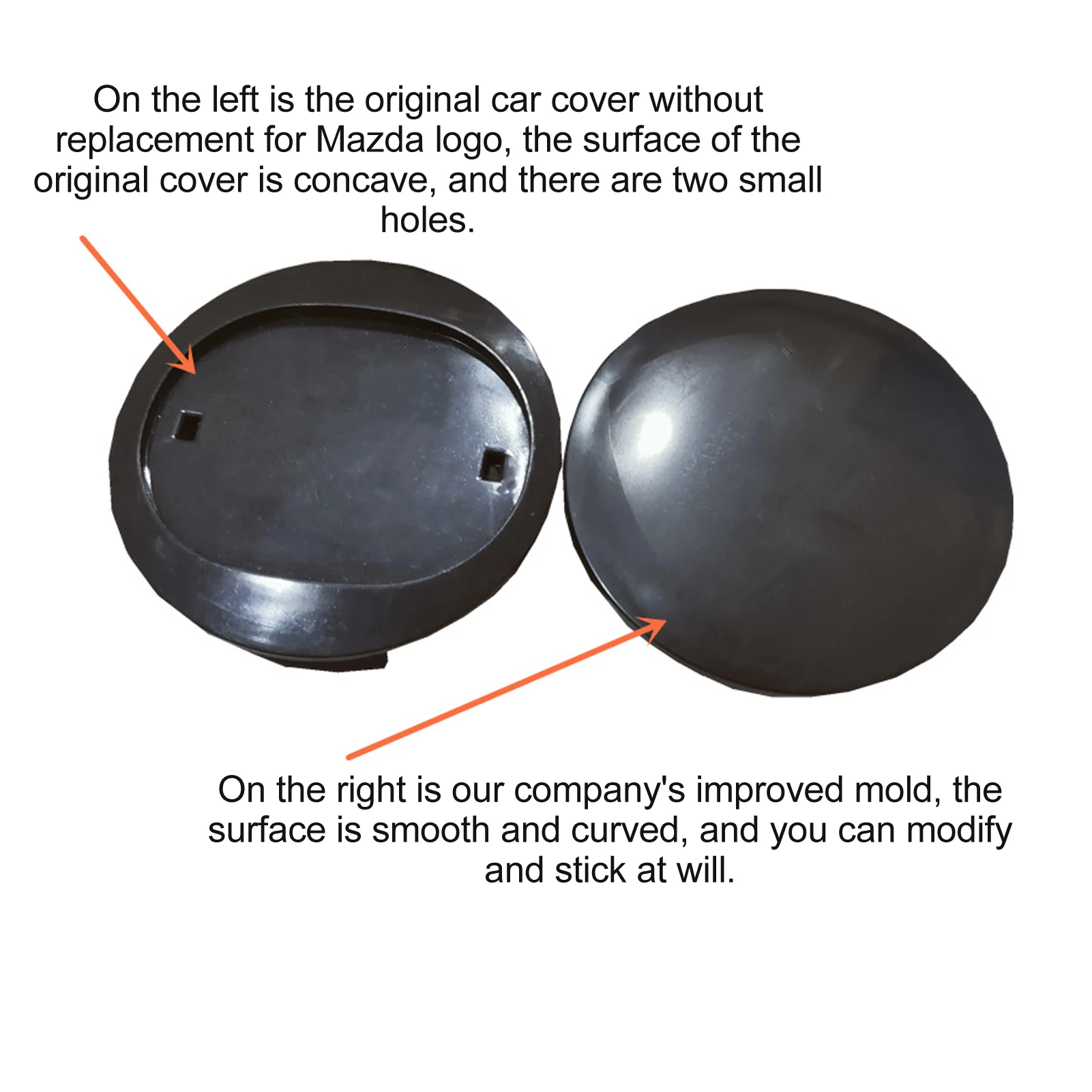 طقم غطاء مركز العجلة لمازدا 3 6 ، واقي للسيارات والإطارات ، واقي للمركبات ، ملحقات السيارات ، 57: 50: 4 #6