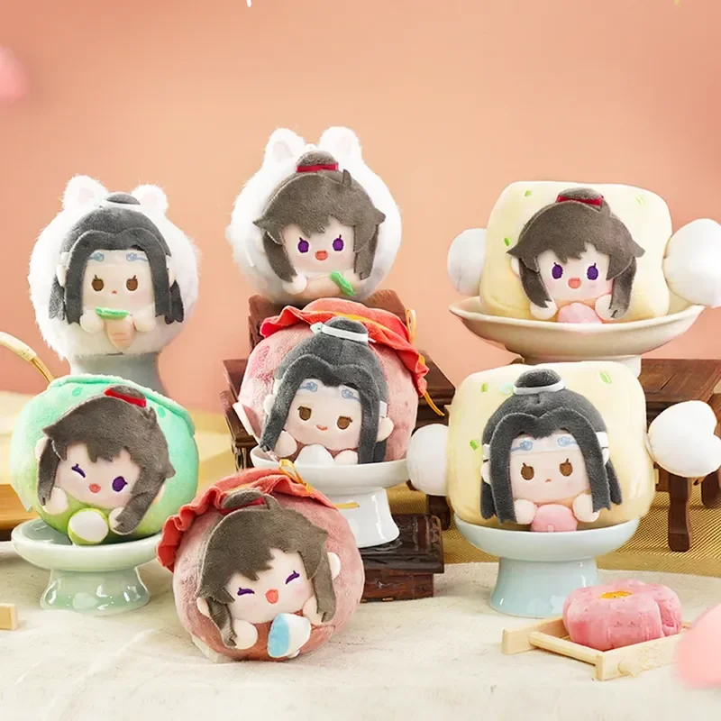 Mo Dao Zu Shi Pendent Lan Wangji Wei Wuxian Animation Super Delicious Series Toys Mdzs Plush Dolls Ornaments Children Gift