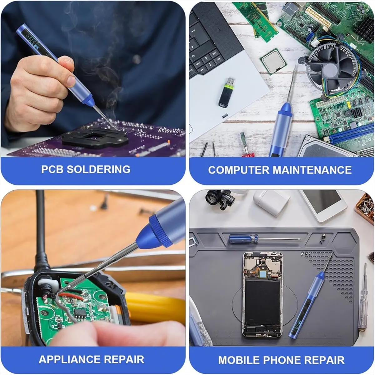 

(WSFS) Умный паяльный набор, паяльник с регулируемой температурой, цифровой дисплей, 210 наконечников I SI K для ювелирных изделий