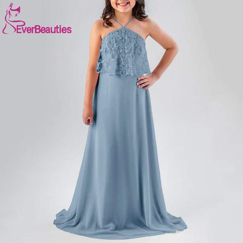 

Junior Bridesmaid Dresses 2022 Chiffon Girl Party Dress First Holy Flower Girl Dresses for Weddings Vestidos De Fiesta Para Boda