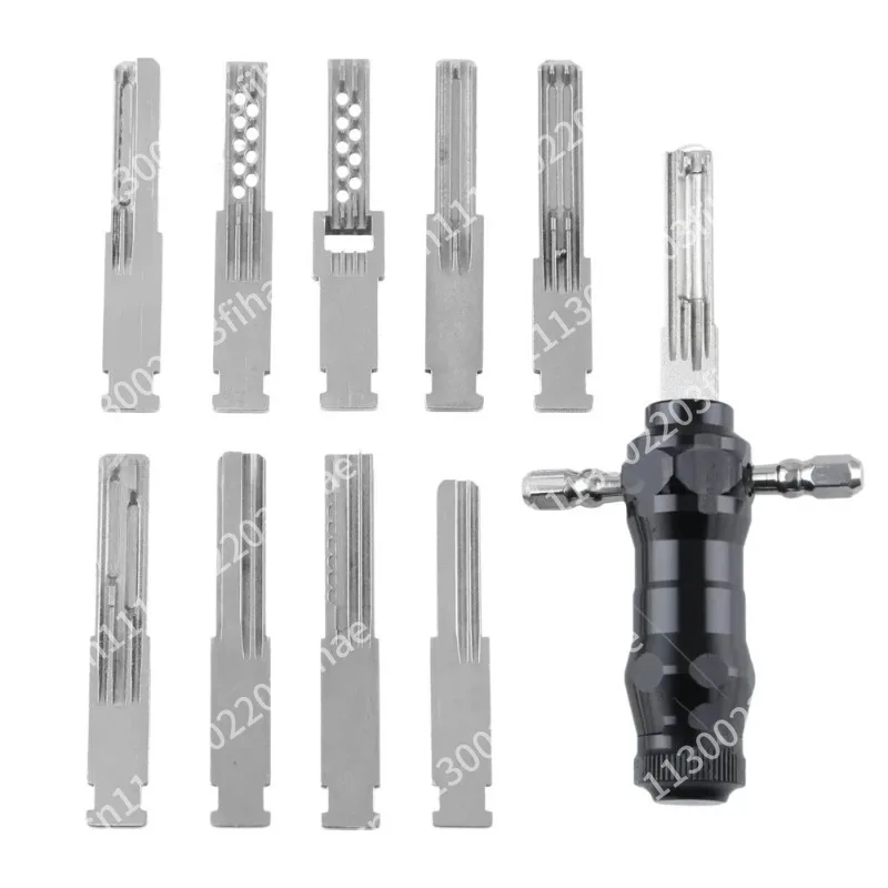 Professional tool set, door opening toolbox, practice tool, with tin foil