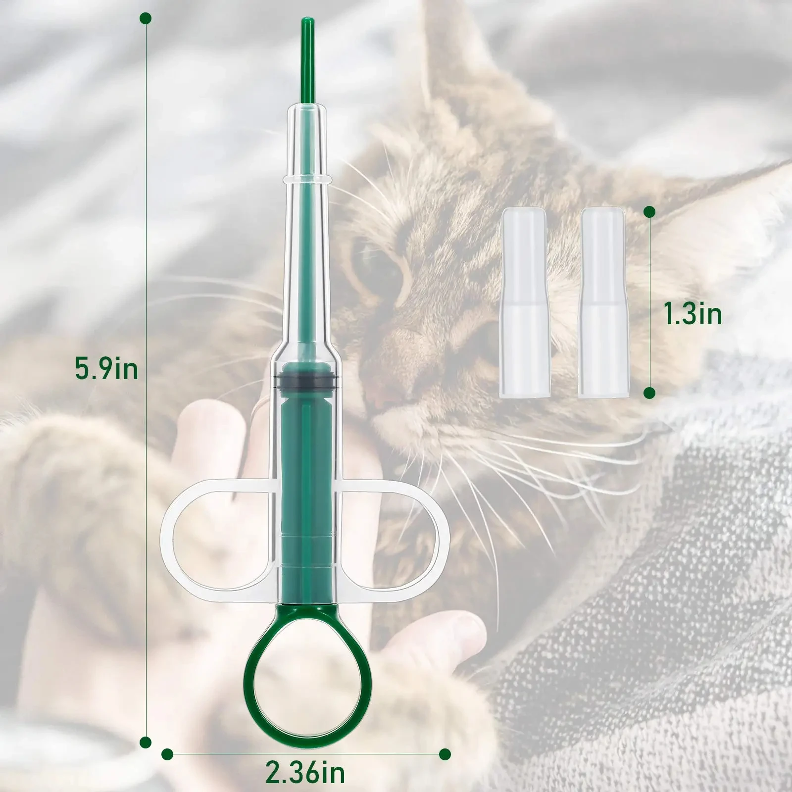 Pet Medication Dispenser, Pressing Feeding Stick for Cats and Dogs, Eating Pills, Pills, Medication Artifacts, Pet Sickness Care 6