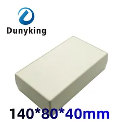 1pcs Waterproof Plastic Project Electronic Instrument Case Enclosure Box 140X80X40mm  White Wire Junction Boxes