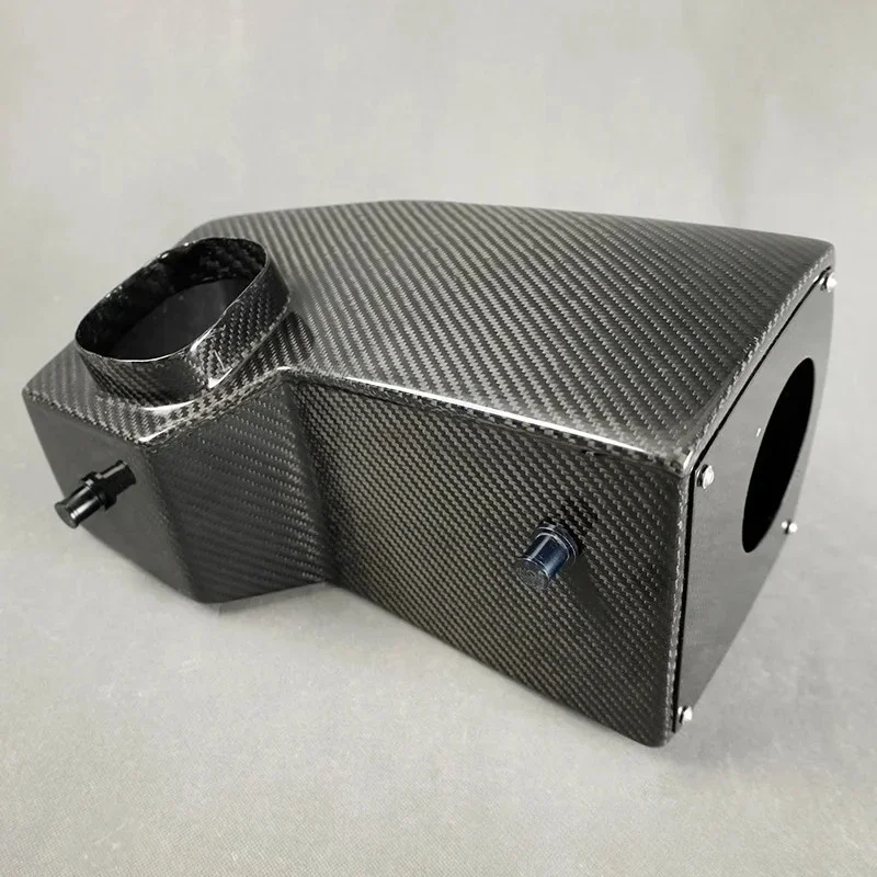 مجموعة مدخل هواء من ألياف الكربون منخفضة موك لمجموعة مدخل الهواء البارد ألفا روميو جوليا 2.0T #5