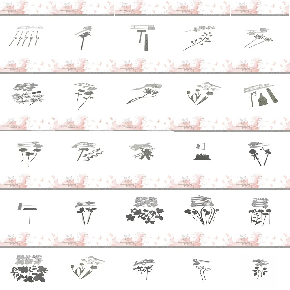 2025 New Metal Cutting Dies Stamps Scrapbook Diary Decoration Embossing Template Diy Greeting Card Handmade Envelope