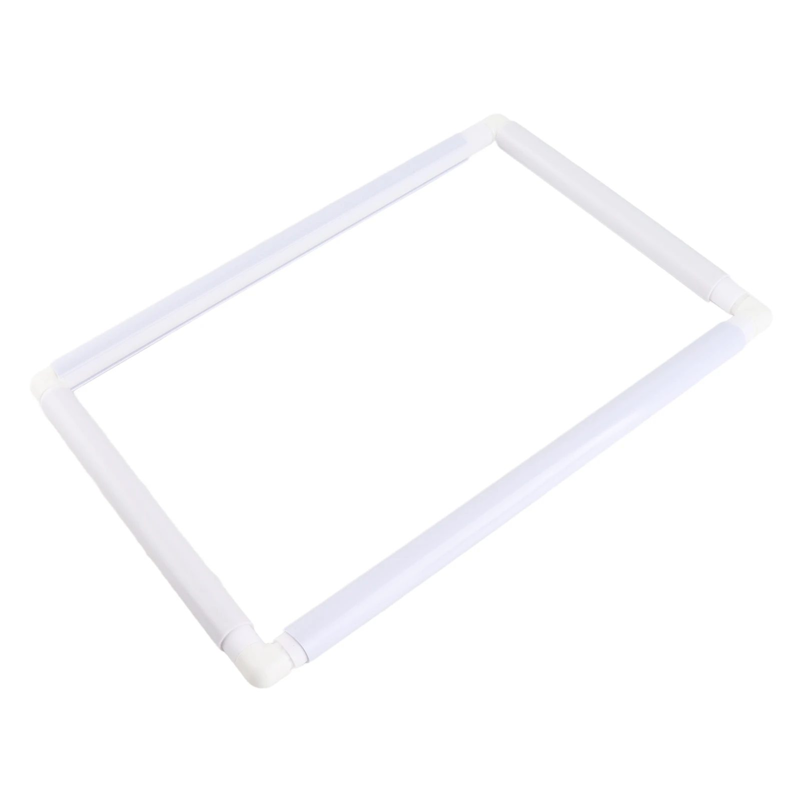 Plastic Square Embroidery Frame Square Shape Clip-On Structure Cross Stitch Frame DIY Embroidery Needlework Frame Weaving Tools