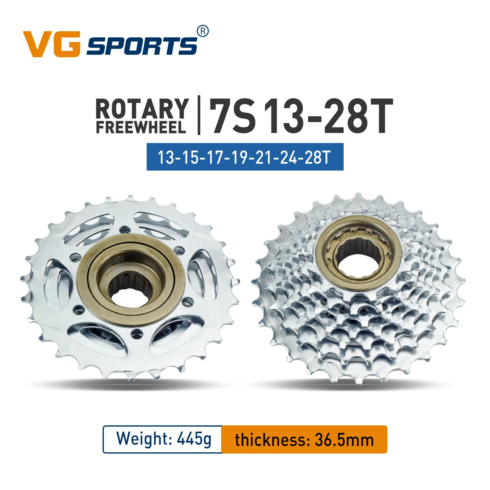 VG Sportfahrrad-Kettenrad, 5/6/7/8/9/10/11-Gang-Gewinde, Freilauf, 14–28 Zähne, 13–28/32 Zähne, 11–32 Zähne, kompatibel mit Drehnabe