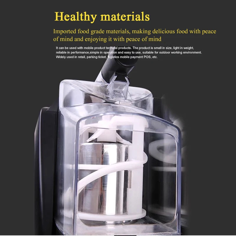 Slushy Machine Bowl Frozen Drink Maker 800 W automatische saubere Tag- und Nachtmodi für Cafés, Restaurants