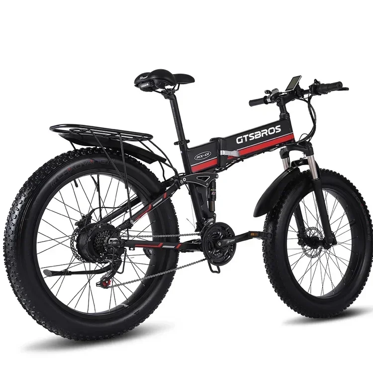 Yunyi-bicicleta eléctrica plegable, bici de montaña con batería de litio, 2021 W, 48V, china, 500