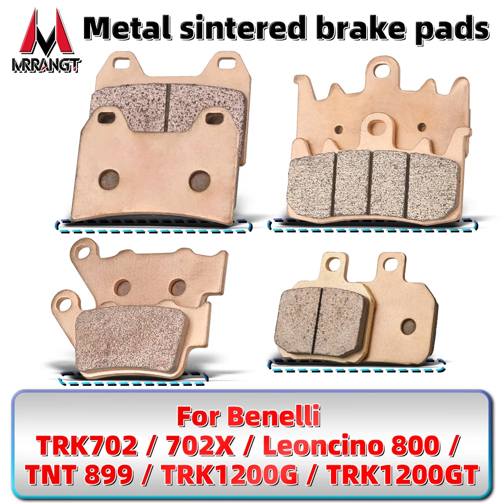 

MRRANGT Motorcycle Sintered Metal Front Rear Brake Pads Suitable for Benelli TRK702 702X Leoncino 800 TNT899 TRK1200G GT Parts