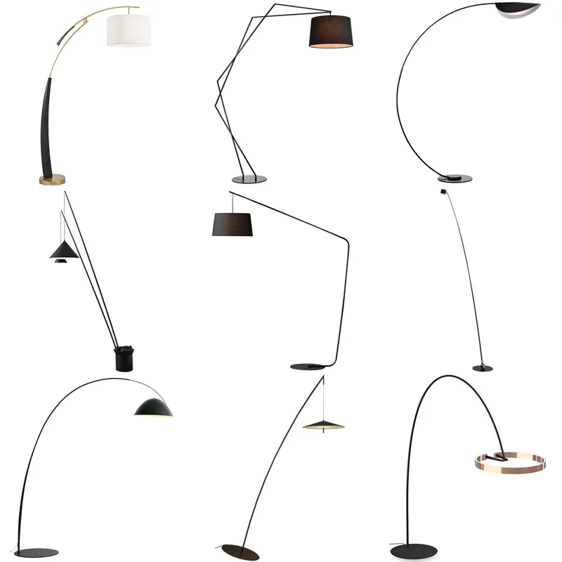 

Fishing lamp, living room bedroom atmosphere simple postmodern lamps, light luxury personalized creative floor lamp
