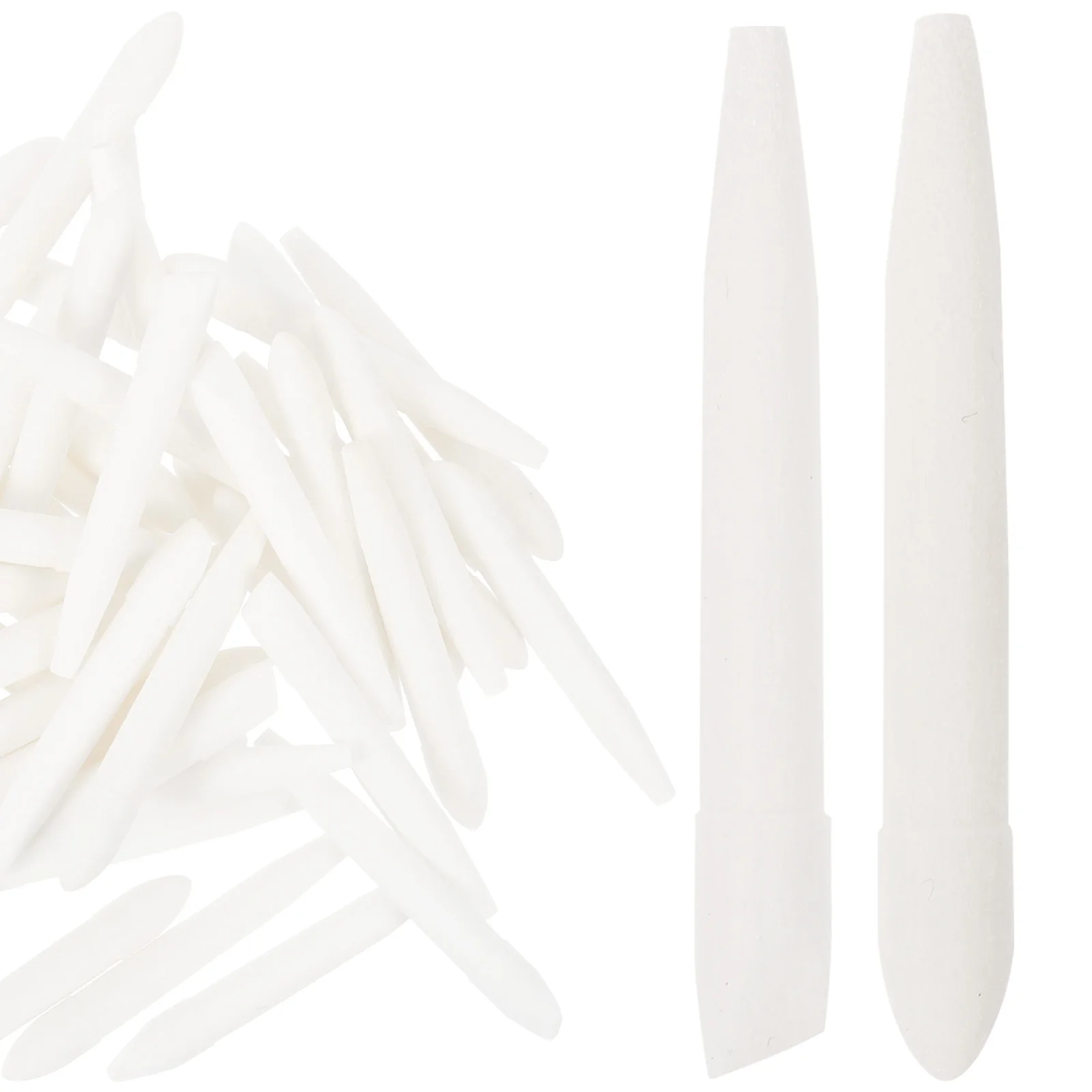 40pcs Replacement Paint Points Pen Nibs Refillable Practical Marking Pen Tips For Students Portable Oil