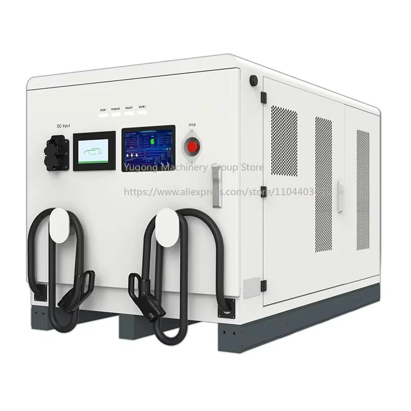 New High Power Density LiFePO4 Battery Energy Storage Cabinet EV Charger 30/40/120KW for Electric Car Emergency Roadside Rescue