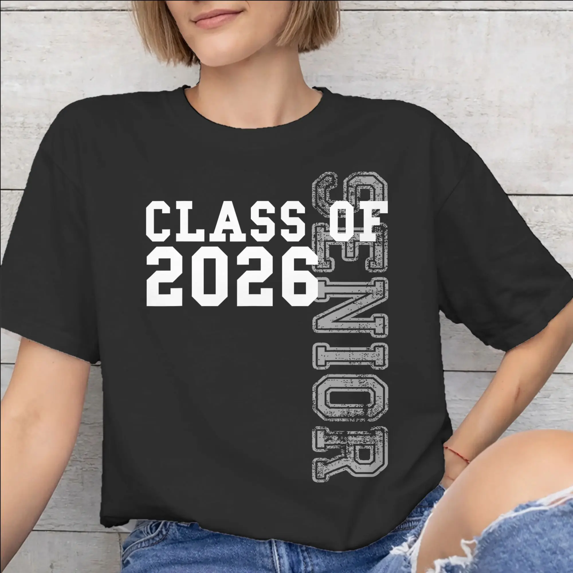Class of 2026 Senior Graduation Merch Unisex T Shirt Cotton Tee New Arrival  T-shirt Clothes