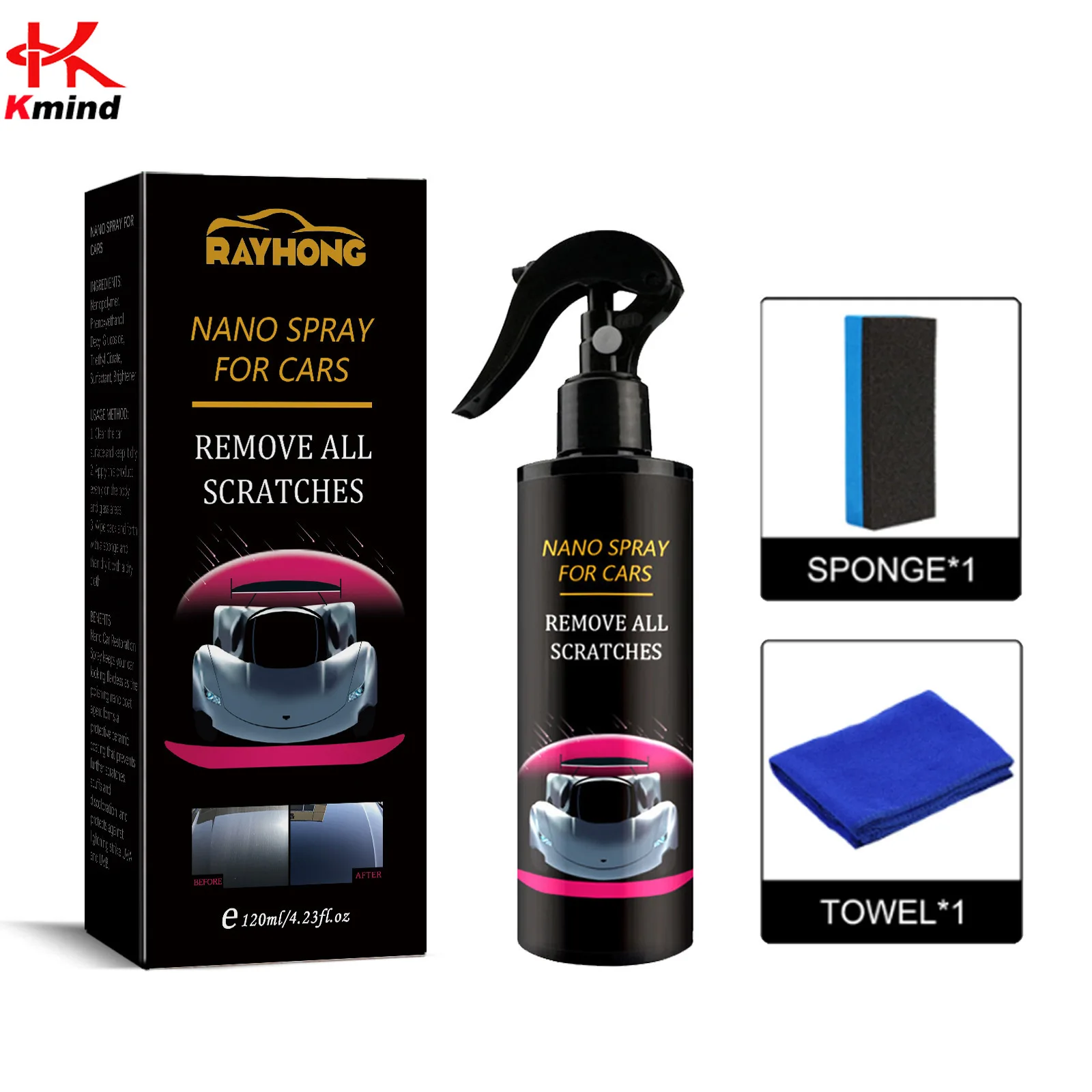 Car Coating Agent Car Paint Coating Crystallisation Liquid Spray Wax Repellent Waxing Water Waxing Special Supplies