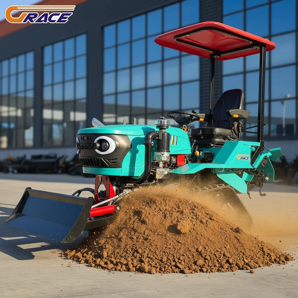 Customized High Efficiency Mini Tractor 4WD Farm Tractor for Agricultural Use