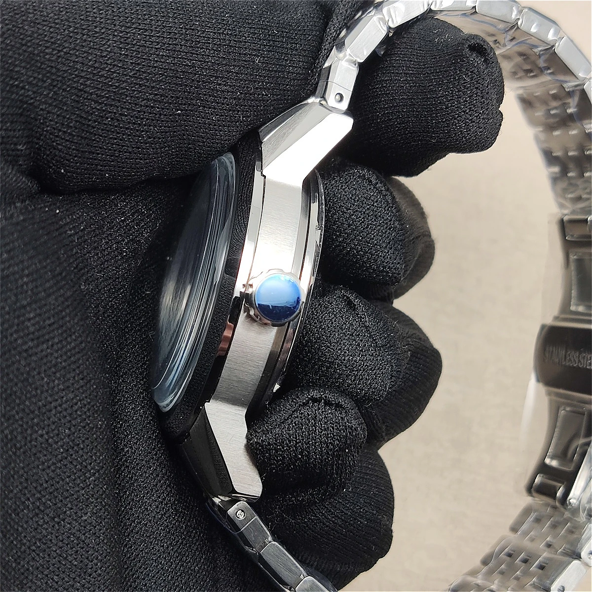 40mm NH35 Watch Case for KING Series Mechanical Watches Modification Parts with 32.5mm Dial for SJE089J1 NH36 Movement