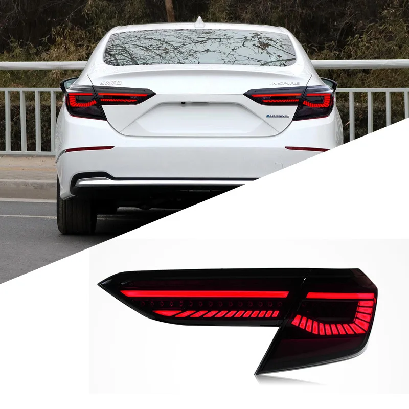 

Подходит для Honda Yingshi Pati, задний фонарь в сборе, вдохновляющий Yingshi Pati, модифицированные светодиодные ходовые огни, течет указателя поворота