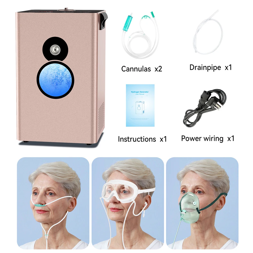 Suyzeko آلة علاج الهيدروجين الطبية النقية 300 مللي جهاز استنشاق الهيدروجين H2 آلة استنشاق الهيدروجين جهاز التنفس HHO #4