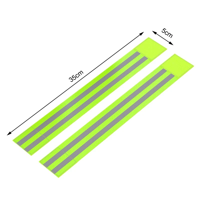 Fasce riflettenti cinturino elastico cinturino alla caviglia cinturini per gambe cinghie per nastro riflettente di sicurezza per bambini per Jogging notturno corsa in bicicletta