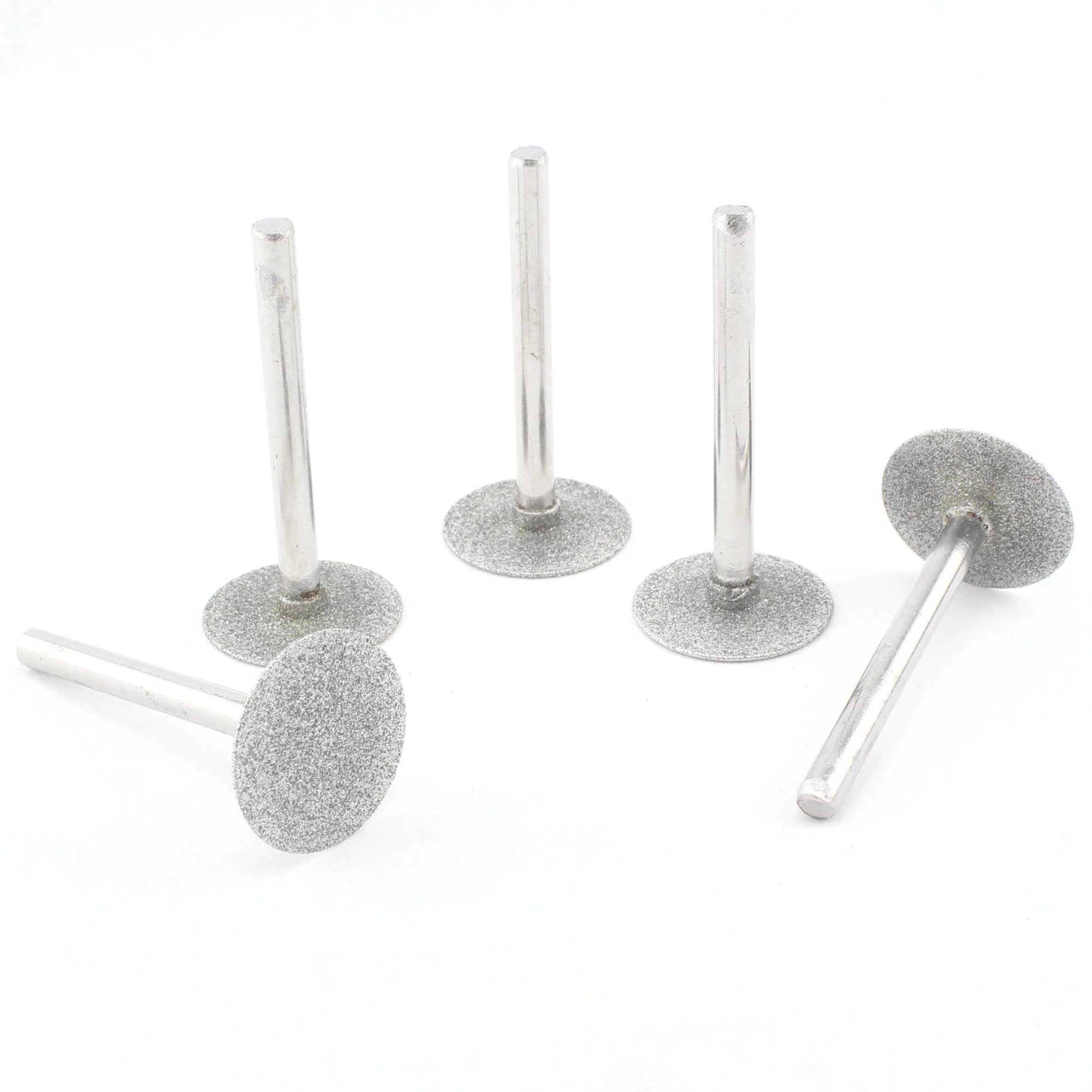 

3Pcs 20 25 30mm Super-Thin T Diamond Grinding Burr Bits Rotary Tool for Jewelry Glass Stone Metal Carving Lapidary 6mm Shank